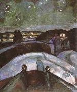 Edvard Munch Night oil painting